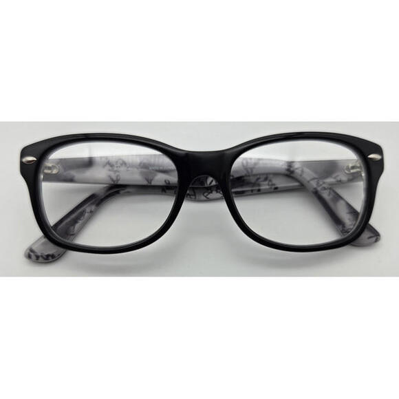 Ray Ban RB1528 3803 Youth/Kids Black & White Eyeglasses FRAMES ONLY 48-16-130 - Picture 1 of 16